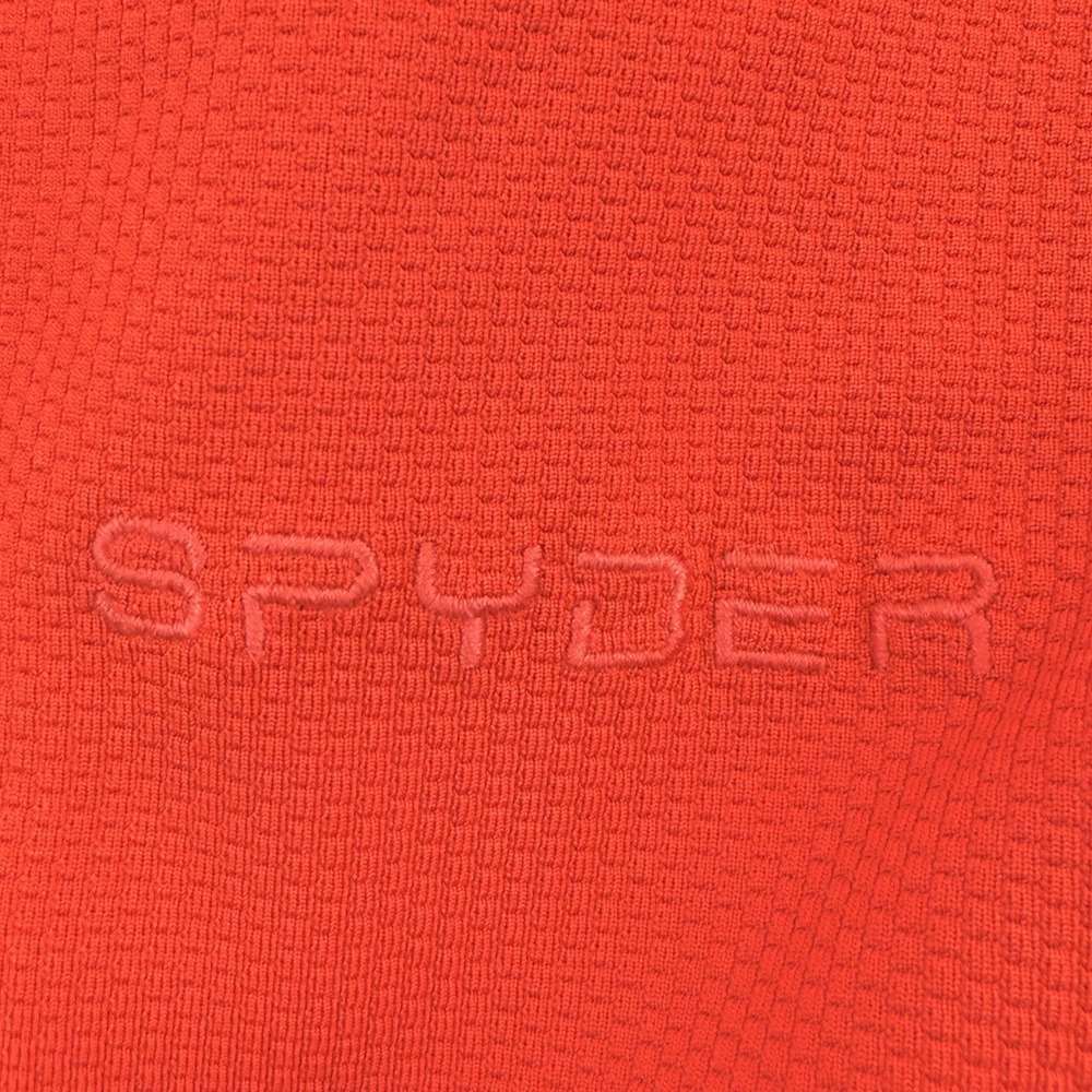 Spyder Shirt Mens Large Red Long Sleeve Performance Base Layer Athletic Pullover - Picture 5 of 8